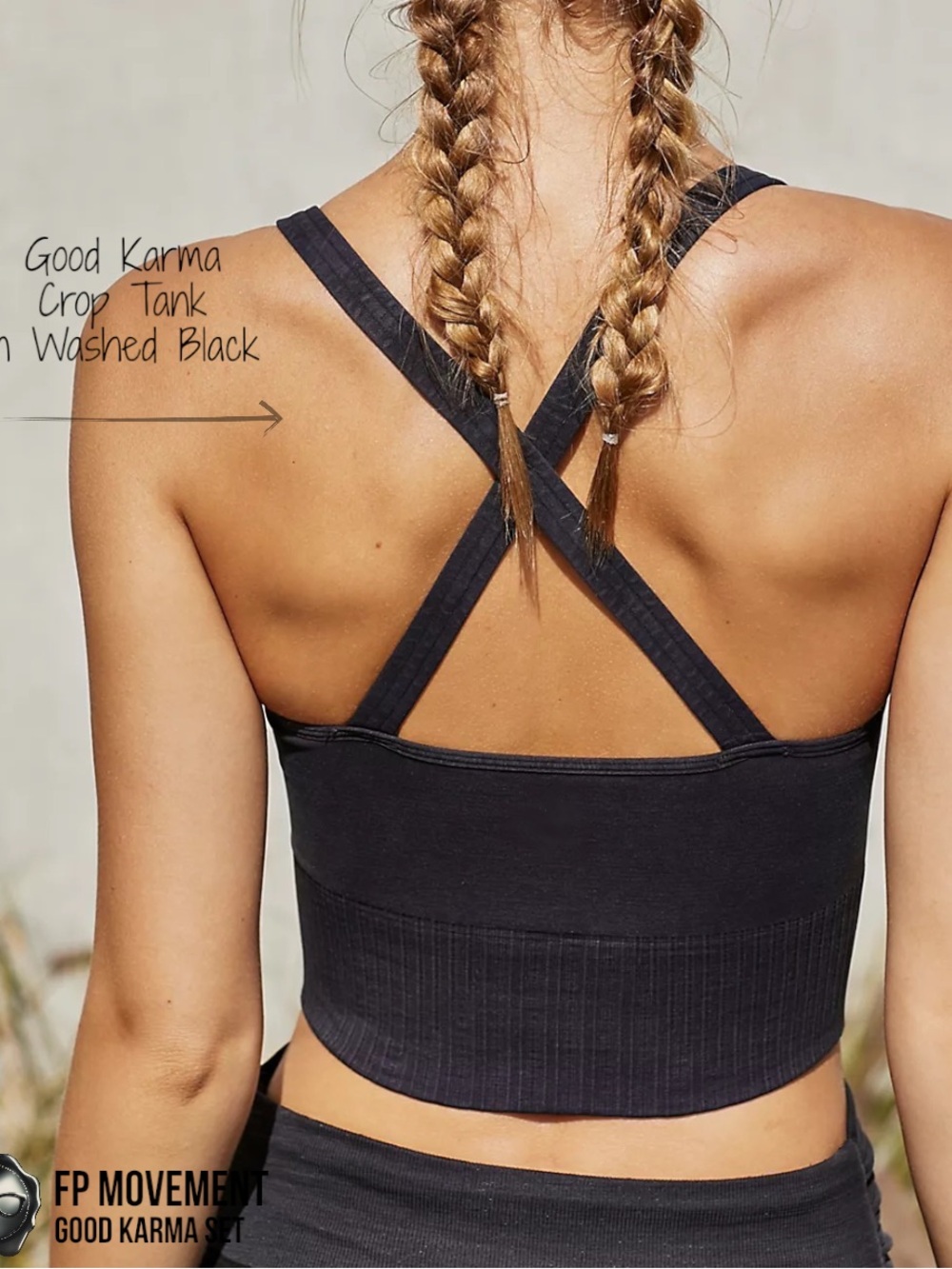 GOOD KARMA CROP TANK/BRA VARIETY RESERVED - Picture 12 of 15